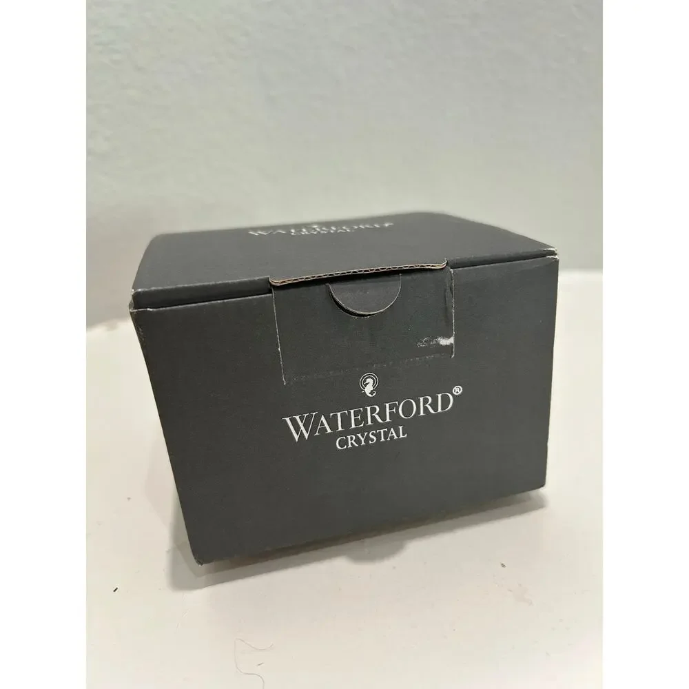 WATERFORD Crystal Ring Holder Jewelry Vanity Clear Lead Crystal NEW/OPEN BOX